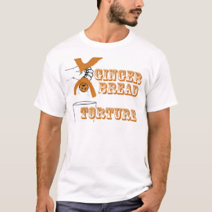Camiseta Humor estranho da tortura do homem de