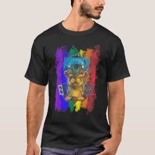 Camiseta Humor Goat The Goatdad Bulk Anarchy Moon Gótico