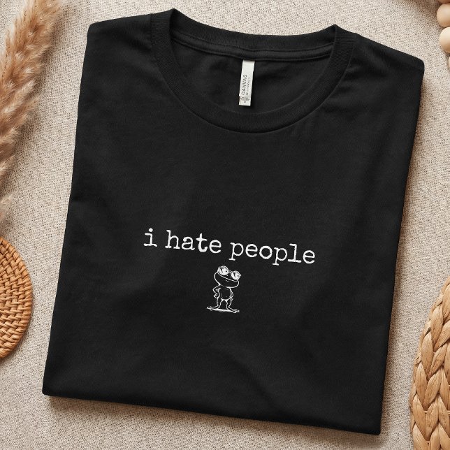 Camiseta Humor Introvertido Anti-Social Simples (Criador carregado)