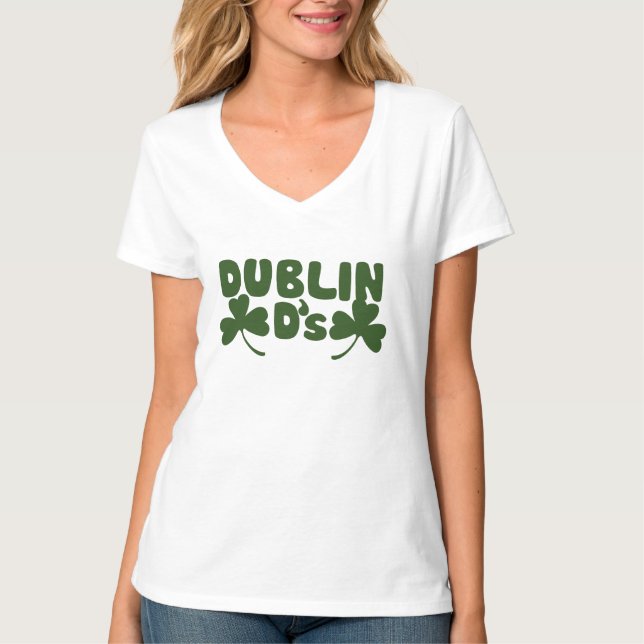 Camiseta Humor irlandês de Dublin D (Frente)