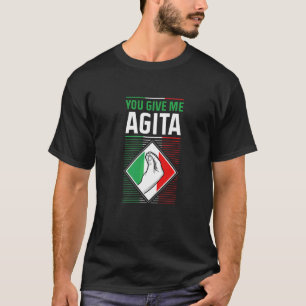Camiseta Humor Italiano Citação Diversão Diversão Diária Di