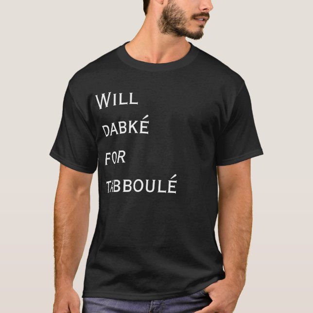 Camiseta Humor libanês (Frente)