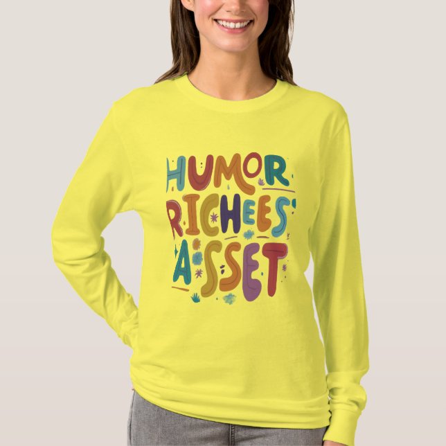 Camiseta Humor mais rico (Frente)