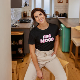 Camiseta Humor Minimalista de Abraço