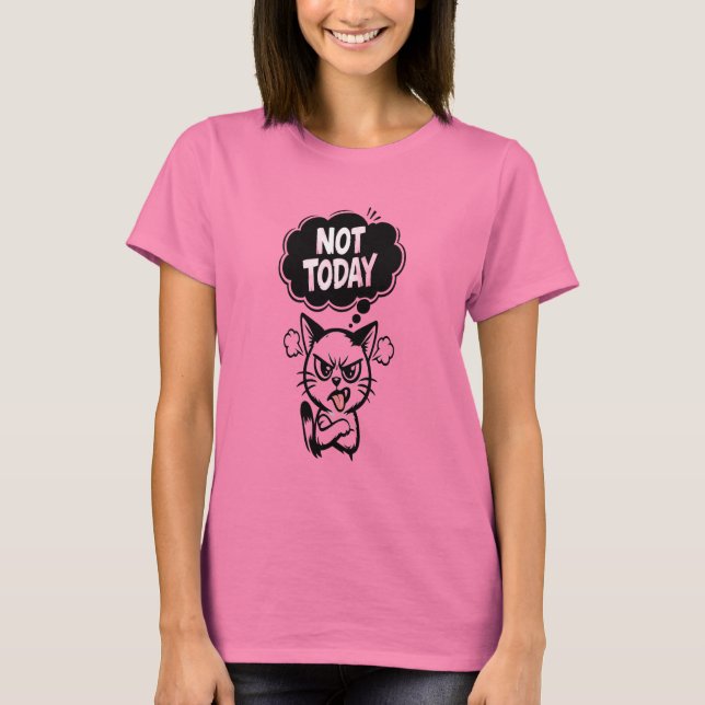 Camiseta Humor: Não Hoje (Frente)