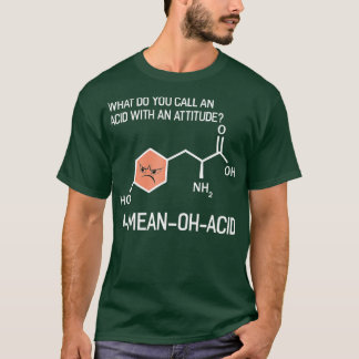 Camiseta Humor Nerdy Chemistry T Shirt Gifts Amino Acid par