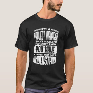 Camiseta Humor no Local de Trabalho de Cotação do Gerenciad