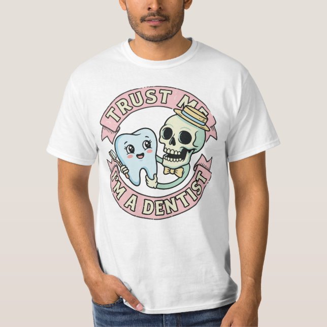 Camiseta Humor Odontológico Gráfico (Frente)