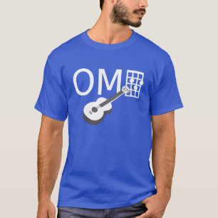 Camiseta Humor OMG Ukuele G Chord Legal e divertido