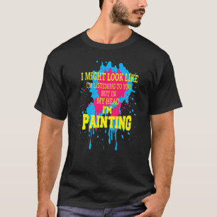 Camiseta Humor, posso parecer que estou ouvindo, mas no meu