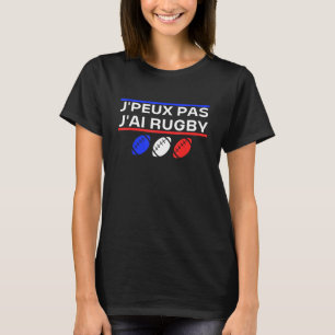 Camiseta Humor Rugby Não posso ter um presente engraçado de