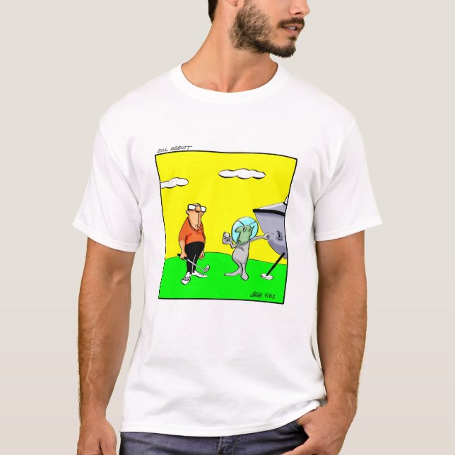 Camiseta Humor "Selvagem" de Golfe (Frente)