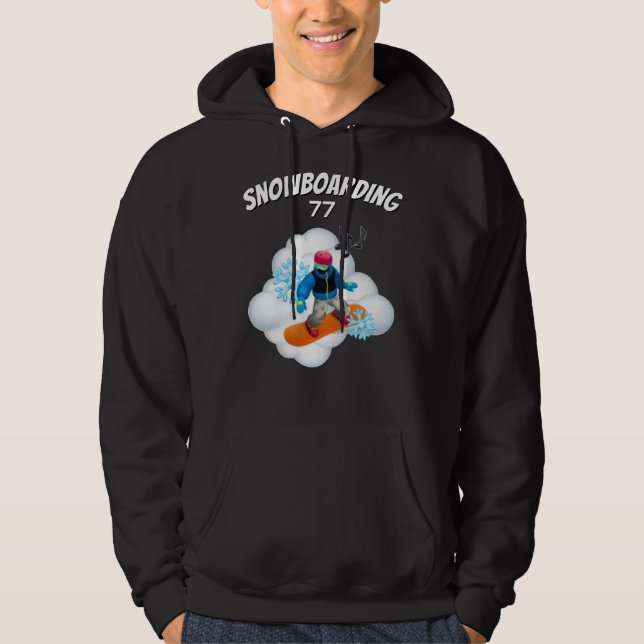 Camiseta humor snowboarding  (Frente)