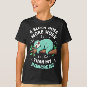 Camiseta Humor T1d T2d A Lama Funciona Mais Que Meu Pancr