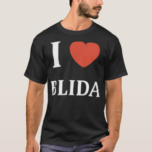 Camiseta Humor ville Blida Algérie ville Eu amo Blida