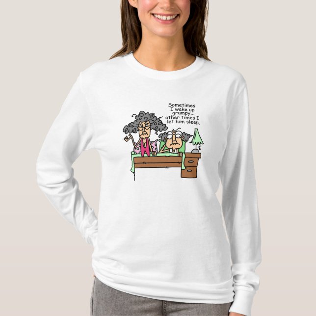 Camiseta Humorista, Deixem-se dormir (Frente)