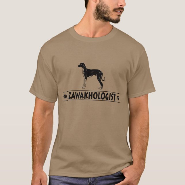 Camiseta Humorístico Cão Azawakh (Frente)