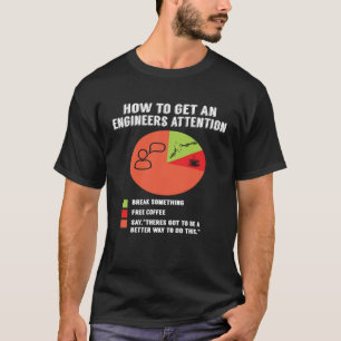 Camiseta Humorístico Como Chamar A Atenção Dos Homens Para 
