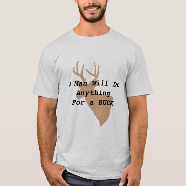 Camiseta Humorosa de Deer Hunter (Frente)