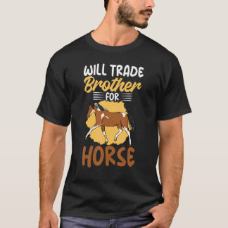 Camiseta Humourous Horse For Women Sister