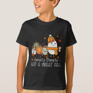 Camiseta Humpty Dumpty Teve Um Obrigado De Folhas De outono