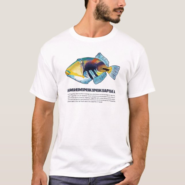 Camiseta Humuhumu Hawaii Triggerfish (Frente)