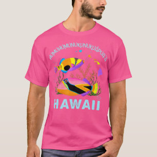 Camiseta Humuhumunukunukuapuaa Peixes Tropicais do Havaí
