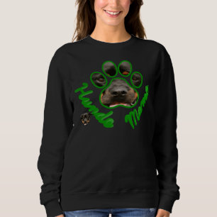 Camiseta Hundemama Rottweiler Green