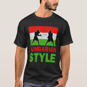 Camiseta Húngaro Boxage Hungria Bandeira Húngara Bo