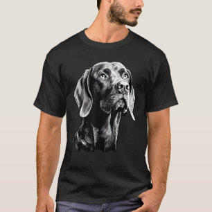 Camiseta Húngaro Vizsla Dog Love Trabalho de arte