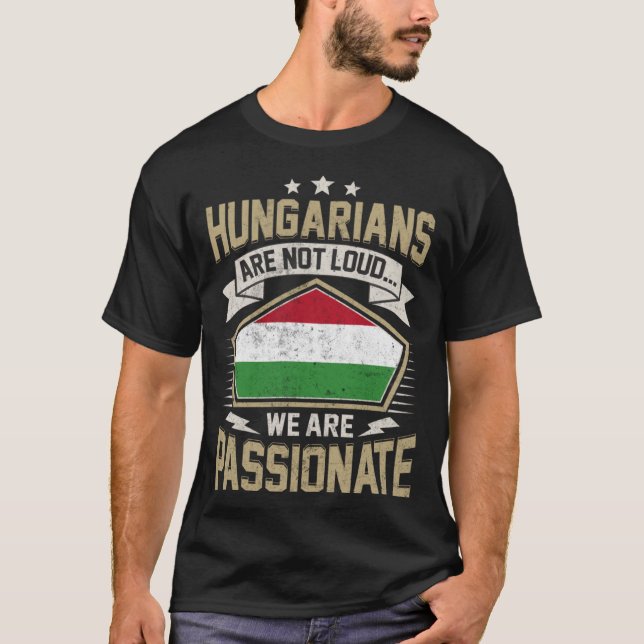 Camiseta Hungary Flag Passionate Hungarians Girls & Women (Frente)
