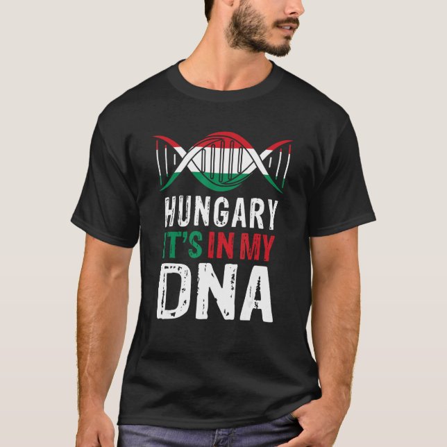 Camiseta Hungary It s In My DNA Proud Hungarian Hungary Fla (Frente)