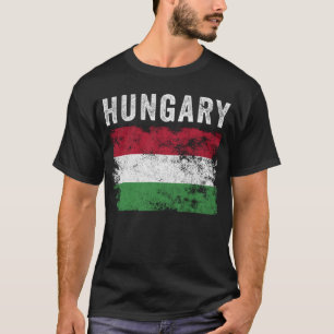 Camiseta Hungria Bandeira Homens Distúrbios Mulheres Crianç