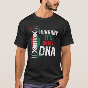 Camiseta Hungria Está no meu DNA Orgulhoso Hungria Fla