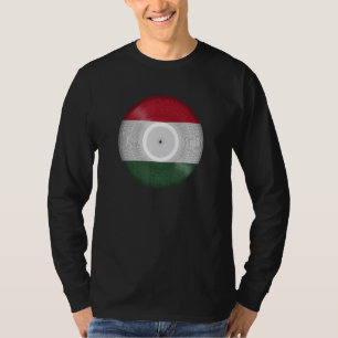 Camiseta Hungria Music Vinyl Record LP Heritage Orud Roots 