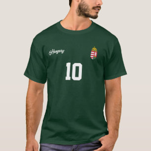 Camiseta Hungria Personalizada Equipe Nacional Jersey