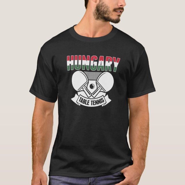 Camiseta Hungria Ping Pong - Mesa Húngaro (Frente)