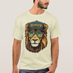 Camiseta Hungry_Lion_dgn- por Maaya_P, Men