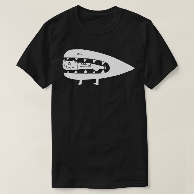 Camiseta Hungry Monster drawing by Jad Fair  (Frente do Design)