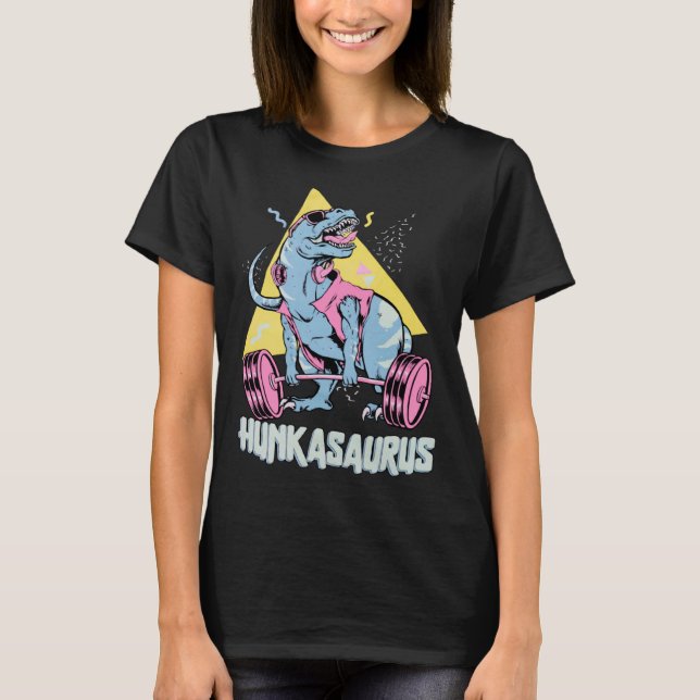 Camiseta Hunkasaurus rex Dinossauro  Ginásio & Treino (Frente)