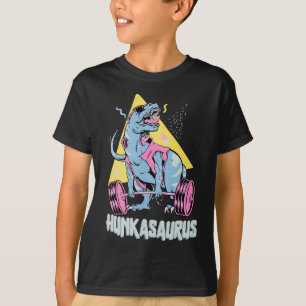 Camiseta Hunkasaurus T Rex Dinossauro Engraçado Ginásio e T