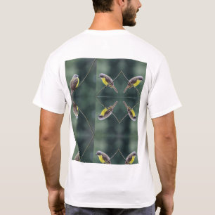 Camiseta hunkered para baixo ou não o pássaro com pix