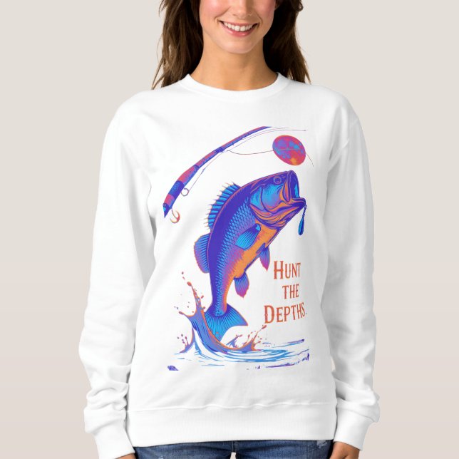 Camiseta Hunt the Depths – Women’s Sweatshirt (Frente)