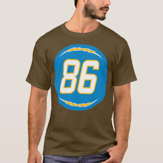 Camiseta Hunter Henry Número 86 Jersey Los Angeles Chargers