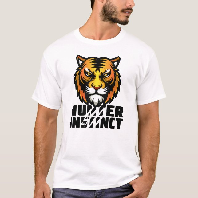 Camiseta Hunter Instinct Tiger Head (Frente)