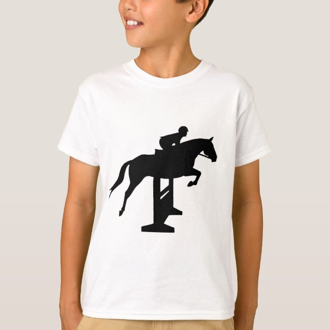 Camiseta Hunter Jumper Horse & Rider (Frente)