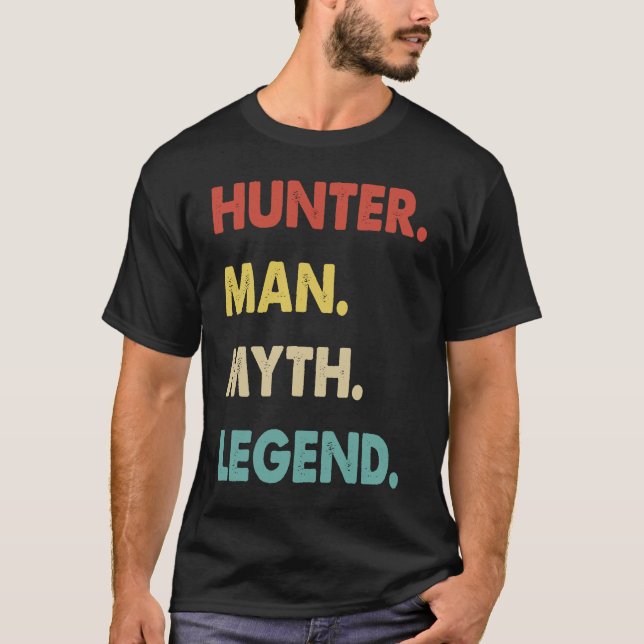 Camiseta Hunter Man Myth Legenda 1 (Frente)