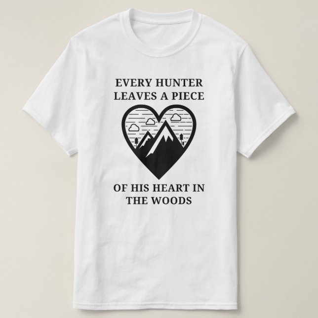 Camiseta Hunter Say | Deer Hunting (Frente do Design)