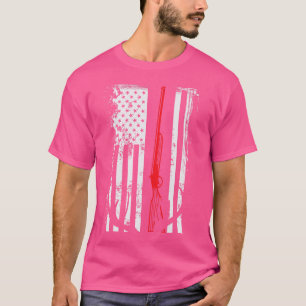 Camiseta Hunter Usa Gun American Flag Deer Rifle Hunting Pa
