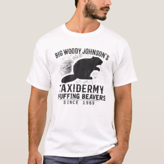 Camiseta Hunting Big Woody Johnson's Taxidermy Stuffing Bea